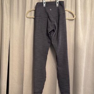 Lululemon Athletica High Waist Gray Leggings Stretch Fit